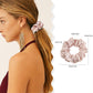 3 PCs Soft Satin Scrunchies Elastic Hair Tie Gentle Stretch Ponytail Holder for Women