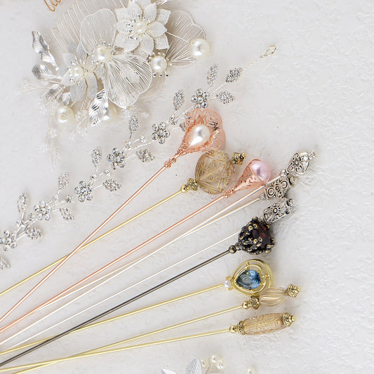 Elegant Hat Pin Bendable 8 inch Long