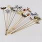 Whimsical Animal and Insect Long Hat Pin 8 inch