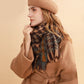 Womens Soft Oversized Plaid Scarf with Fringe Trim for Cold Weather 75¡Á23.6 Inches
