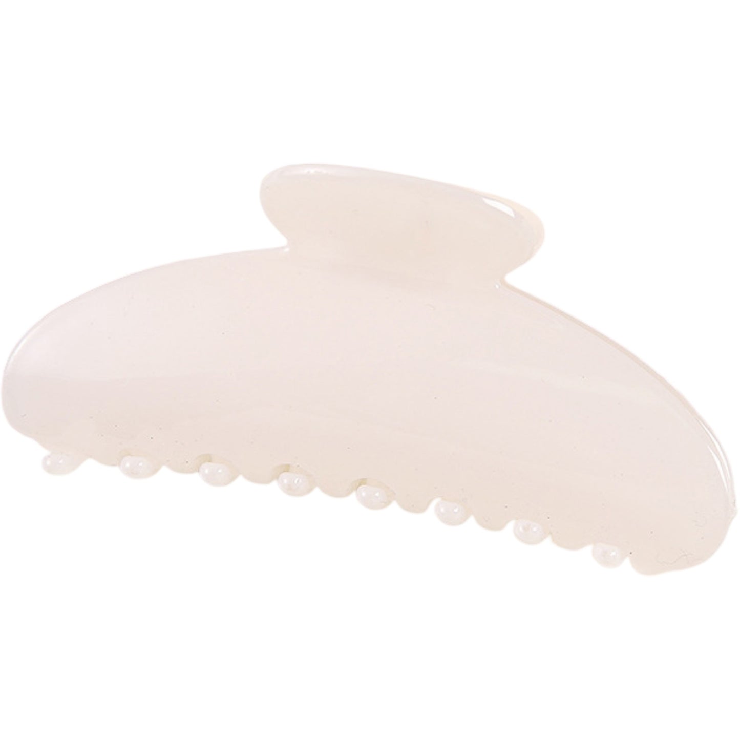 Curved Hair Claw Clip with Smooth Finish and Secure Hold