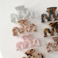 Large Marble Pattern Hair Claw Clip with Strong Hold Lightweight Design