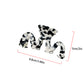 Large Marble Pattern Hair Claw Clip with Strong Hold Lightweight Design