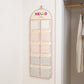 Hanging Wall Storage Organizer with multiple Mesh Pockets and Print Design