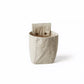 Hanging Wall Storage Basket with Front Pocket and Reinforced Canvas Construction