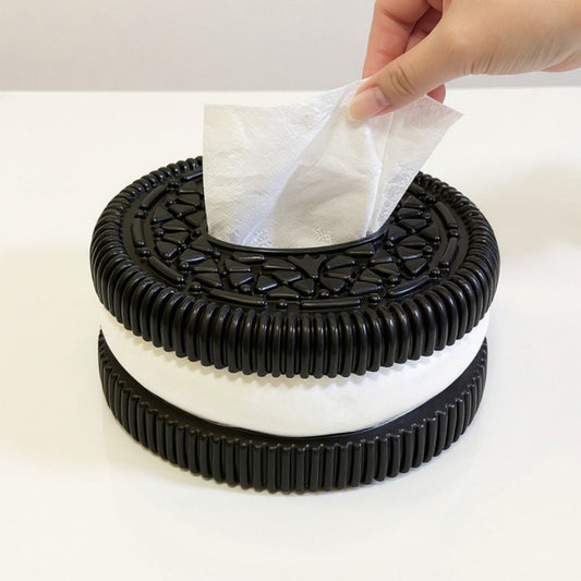 Cookie-Shaped Tissue Holder Dispenser with Creative Design