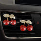3-Piece Car Air Freshener Clip with Crystal Rhinestone Detailing