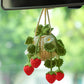 Handmade Crochet Hanging Flower Basket Decoration with Blooming Details