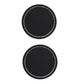 2-Piece Round Rhinestone Car Cup Holder Coaster with Non-Slip Textured Surface