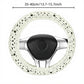 Handcrafted Crochet Steering Wheel Cover and Seat Belt Pad Set