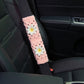 3-Piece Crochet Car Steering Wheel and Seat Belt Cover Set