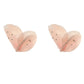 2pcs Sheer Organza Bow Hair Clip with Rhinestone Embellishments and Elegant Layered Design