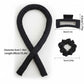 No-Heat Curling Ribbon Set with Satin Scrunchies and Hair Clip
