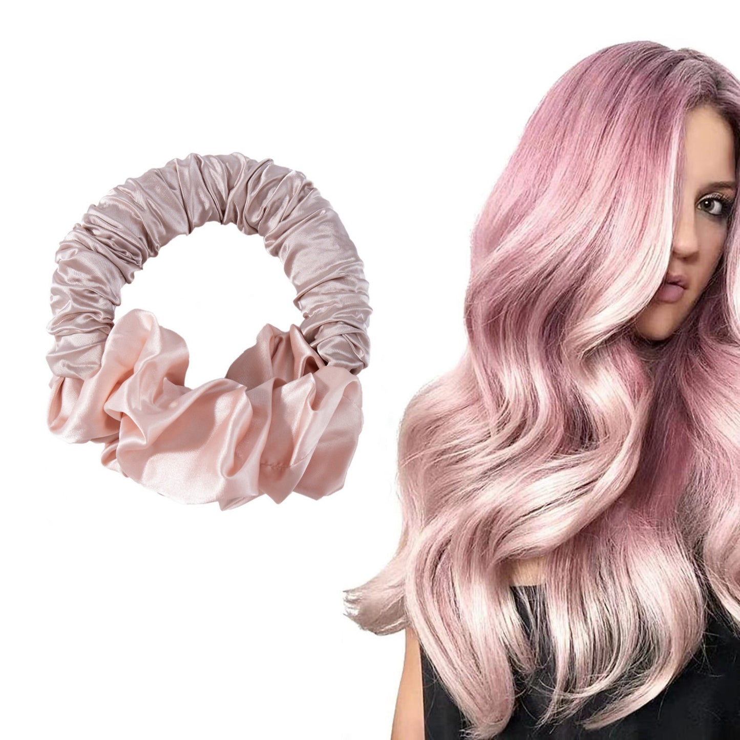No-Fuss Curling Ribbon Hairband for Overnight Curls