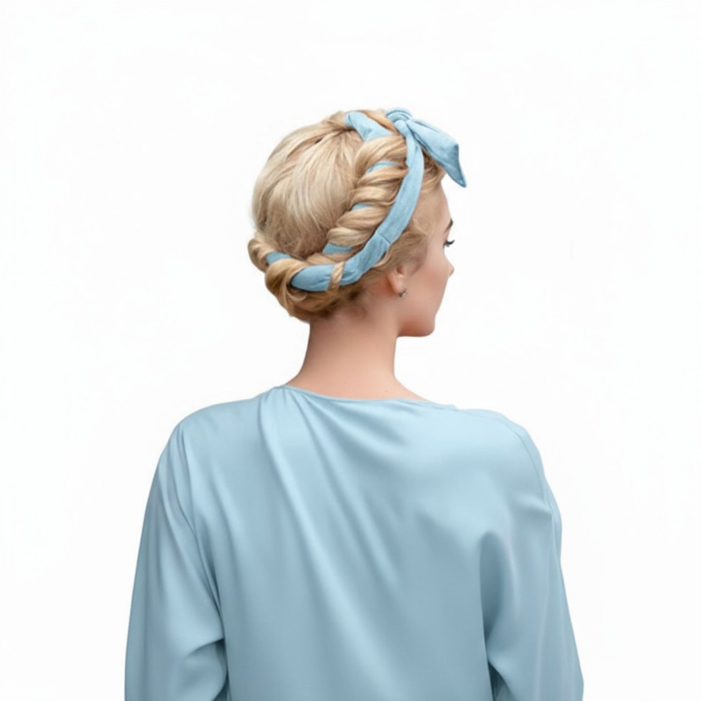 Plush Heatless Curling Headband Set with Scrunchies for Soft, Damage-Free Curls