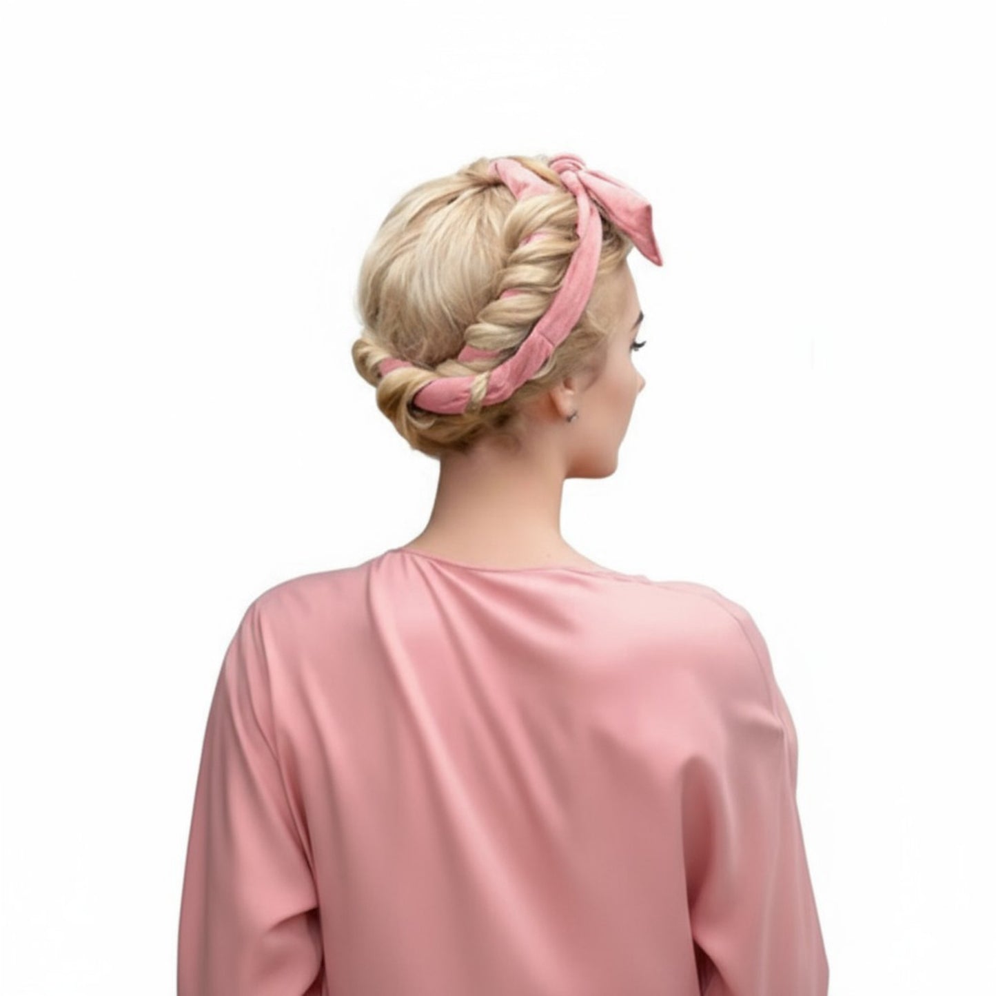 Plush Heatless Curling Headband Set with Scrunchies for Soft, Damage-Free Curls