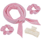 Plush Heatless Curling Headband Set with Scrunchies for Soft, Damage-Free Curls