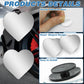 Heart-Shaped Blind Spot Mirror Set with Adjustable 360¡ã Rotation for Clearer Side View