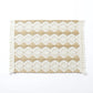 Set of 2 Woven Cotton Placemats with Fringe Edges for Dining Table