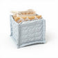 Quilted Heart Pattern Fabric Storage Box Organizer