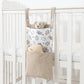 Hanging Wall Organizer with Corduroy Pocket and Animals Print Design