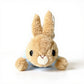 Plush Bunny Pencil Case with Soft Fleece Texture and Zipper Storage Compartment 9.8x3x3 in