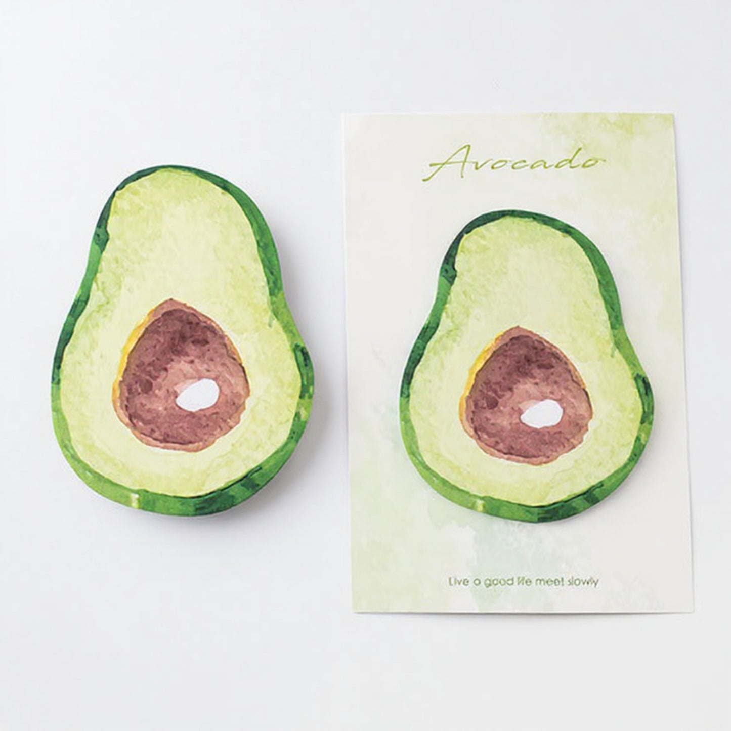 3-Piece Fruit Shaped Sticky Note Pad Set for Fun Desk and Office Use