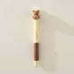 5-Piece Teddy Bear Top Gel Pen Set with Soft Grip and Adorable 3D Bear Design