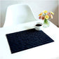 2-Piece Rectangular Woven Placemat with Subtle Horizontal Stripe Texture
