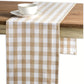 Gingham Checkered Tablecloth with Classic Square Pattern