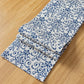Ornate Damask Table Runner with Intricate Scroll Pattern 12x55in