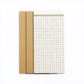 10-Piece Minimalist Notepad Set with Kraft Covers and Tear-Off Pages 50 Pages 5.5x2.7in