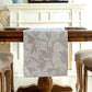 Floral Embroidered Table Runner with Intricate Pattern Detailing 13.5x47in