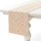 Floral Embroidered Table Runner with Intricate Pattern Detailing 13.5x47in