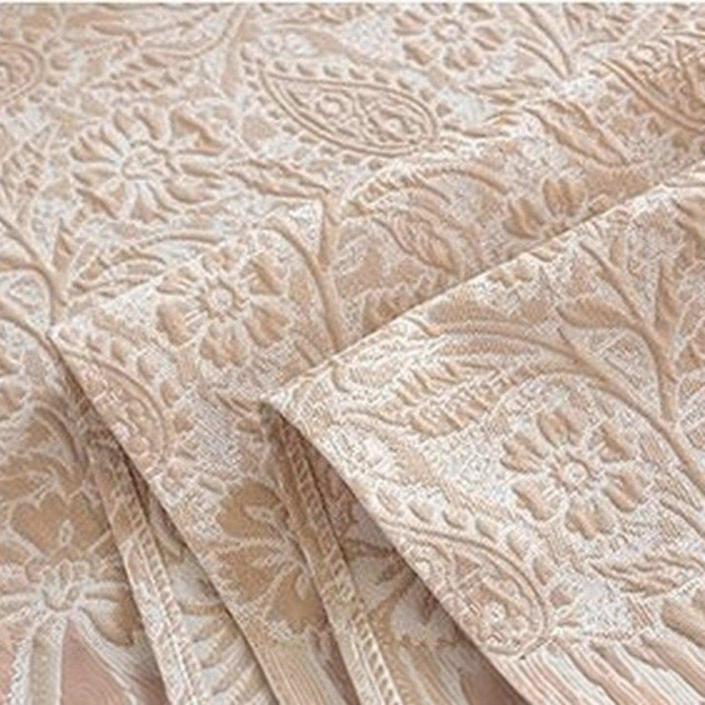 Floral Embroidered Table Runner with Intricate Pattern Detailing 13.5x47in