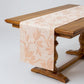 Floral Embroidered Table Runner with Intricate Pattern Detailing 13.5x47in