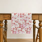 Vintage Floral Print Table Runner with Classic Woven Detailing