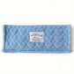 Rectangular Quilted Storage Box with Soft Sides and Label Accent 4.7x11x6.3in