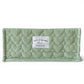 Rectangular Quilted Storage Box with Soft Sides and Label Accent 4.7x11x6.3in