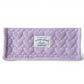 Rectangular Quilted Storage Box with Soft Sides and Label Accent 4.7x11x6.3in