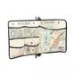 Foldable Hanging Organizer with Labeled Compartments and Contrast Trim 39.5x17.5in