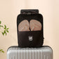 Travel Shoe Storage Bag with Mesh Panel and Dual Zipper Closure 12x9x6in