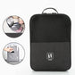 Travel Shoe Storage Bag with Mesh Panel and Dual Zipper Closure 12x9x6in