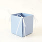 Foldable Pencil Holder with Ribbon Tie Corners and Multi-Section Design 3x4in