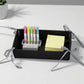 Rectangular Organizer Tray with Checkered Ribbon Tie Corners 4x8x2in