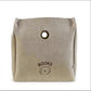 Felt Storage Box with Circular Handle Cutout and Book Label Design 11.5x11.5x11.5in