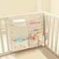 Hanging Organizer with Multi-Pocket Storage and Cute Pattern Accents 11x10in