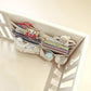 Hanging Organizer with Multi-Pocket Storage and Cute Pattern Accents 11x10in