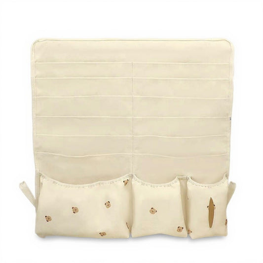 Hanging Organizer with Multi-Pocket Storage and Cute Pattern Accents 11x10in