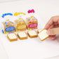 4-Piece Toast Bread Eraser Set with Fun Novelty Packaging and Realistic Design 2.7x1.7x1.2in